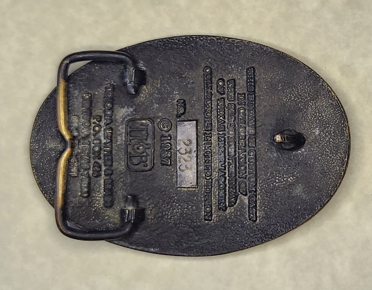 [Buckle Pic Missing] (Click here)
